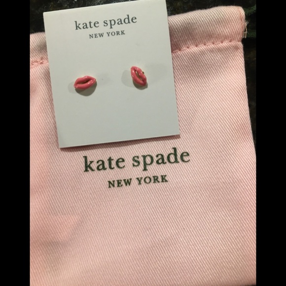 Pretty NWT Kate Spade lip earrings! - Picture 3 of 6